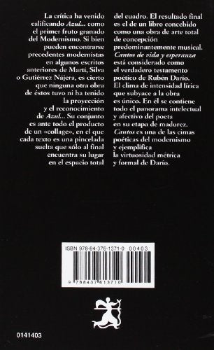 Azul...; Cantos de vida y esperanza (Letras Hispanicas / Hispanic Writings) (Spanish Edition),Used