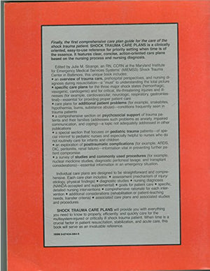ShockTrauma Care Plans,Used