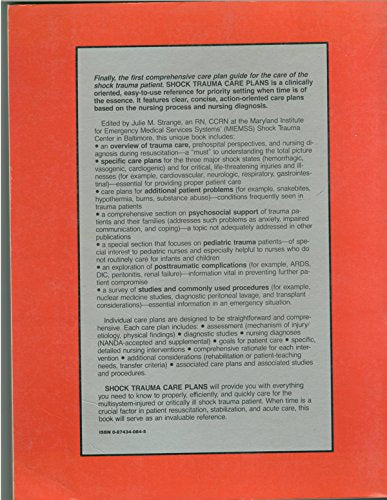 ShockTrauma Care Plans,Used