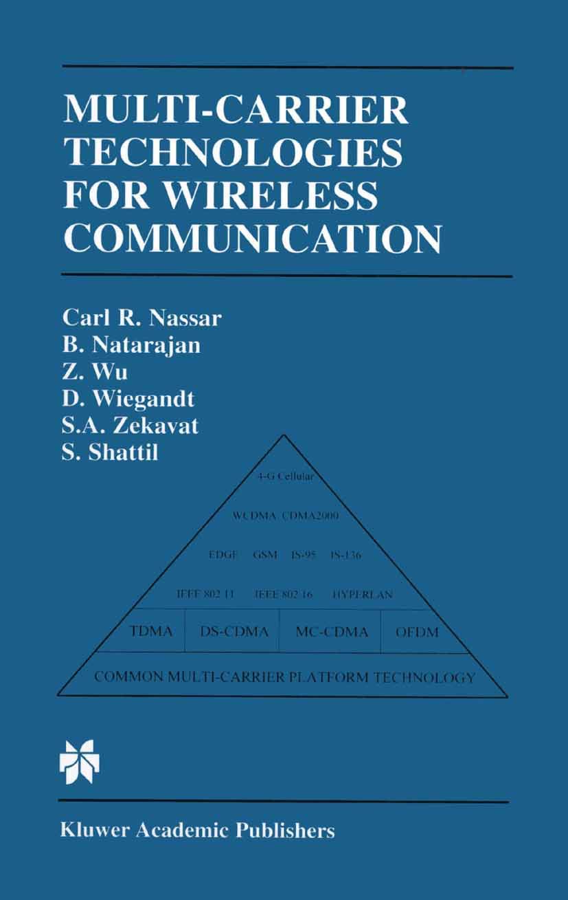 Multicarrier Technologies For Wireless Communication,Used