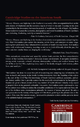 Slavery, Disease, and Suffering in the Southern Lowcountry (Cambridge Studies on the American South),Used