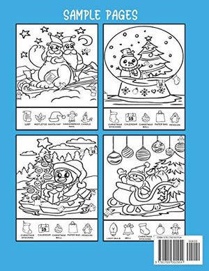 Hidden Picture Book for Kids, Christmas Hunt Seek And Find Coloring Activity Book: A Creative Christmas activity books for child,Used