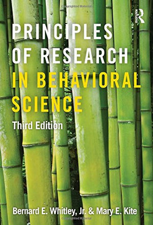 Principles of Research in Behavioral Science: Third Edition,Used
