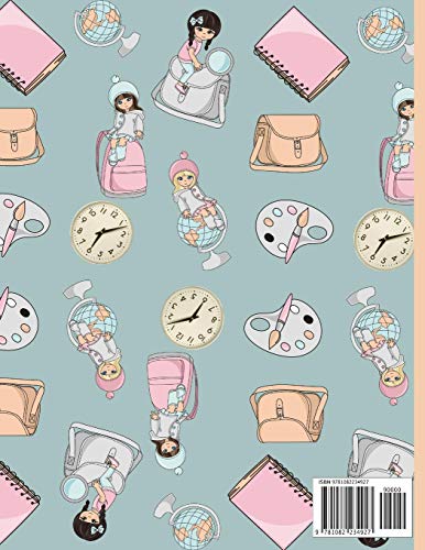 Sketchbook: Baby Blue Back to school Sketch paper to draw and sketch in for Girls 120 pages (8.5 x 11 Inch).,Used