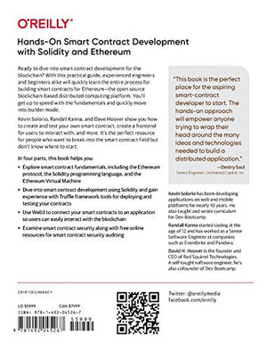 HandsOn Smart Contract Development with Solidity and Ethereum: From Fundamentals to Deployment,Used
