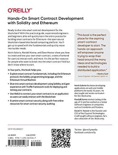 HandsOn Smart Contract Development with Solidity and Ethereum: From Fundamentals to Deployment,Used