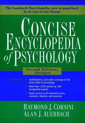 Concise Encyclopedia Of Psychology-new