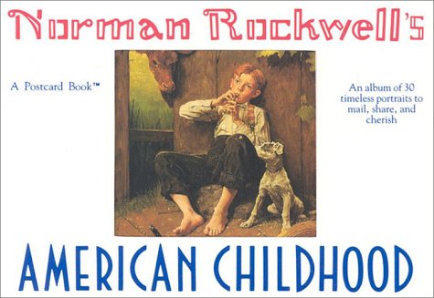 Norman Rockwell's American Childhood: A Postcard Book (Running Press Postcard Books),Used