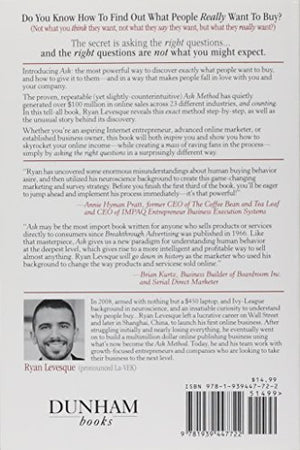 Ask: The Counterintuitive Online Formula To Discover Exactly What Your Customers Want To Buy...Create A Mass Of Raving Fans