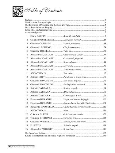 26 Italian Songs And Arias: An Authoritive Edition Based On Authentic Sources [Medium / High] (Italian And English Edition),New