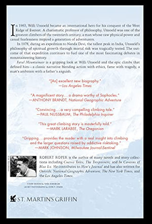 Fatal Mountaineer: The HighAltitude Life and Death of Willi Unsoeld, American Himalayan Legend,Used