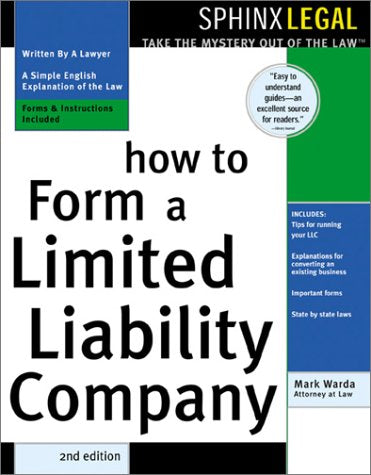How to Form a Limited Liability Company (How to Form a Limited Liability Company),Used