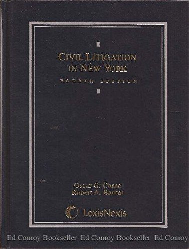 Civil Litigation In New York,Used