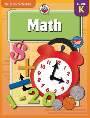 Skills for Scholars Math, Kindergarten,Used