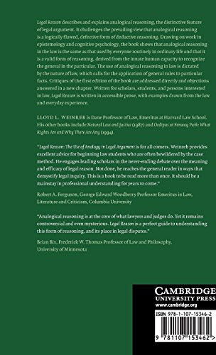 Legal Reason: The Use of Analogy in Legal Argument,Used