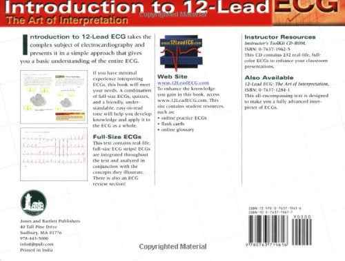 Introduction To 12Lead Ecg: The Art Of Interpretation (Garcia, Introduction To 12Lead Ecg),New