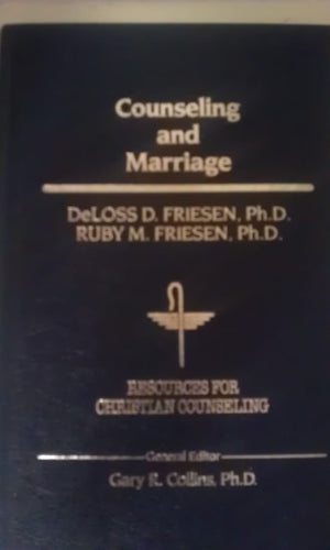 Counseling and Marriage (RESOURCES FOR CHRISTIAN COUNSELING),Used