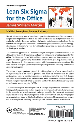 Lean Six Sigma for the Office (Resource Management),Used