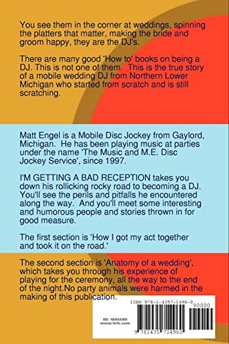 I'm getting a bad reception: Confessions of an (occasional) wedding DJ,Used