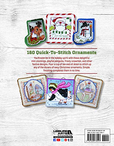 Mini Cross Stitch Ornaments: 160 Festive Quickto Stitch Ornaments to Finish in No Time,New