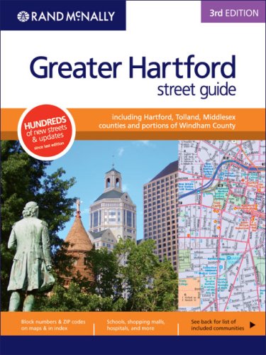 Rand McNally Greater Hartford Street Guide: Including Hartford, Tolland, Middlesex Counties and POrtions of Windham County, 3rd ,Used
