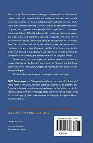 Following the Footsteps of the Invisible: The Complete Works of Diadochus of Photik (Cistercian Studies Series) (Volume 239),Used