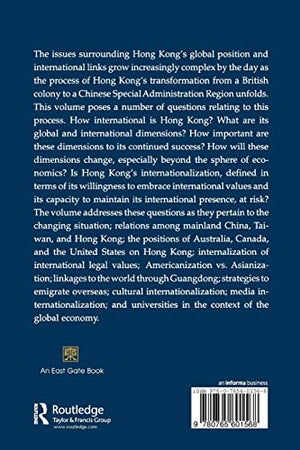 Hong Kong's Reunion with China: The Global Dimensions (Hong Kong Becoming China),Used