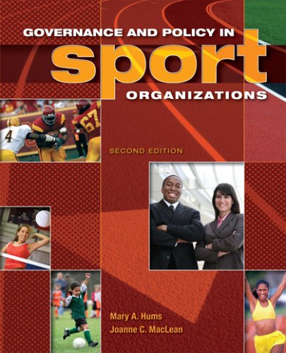 Governance and Policy in Sport Organizations,Used