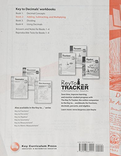 Key to Decimals, Book 2: Adding, Subtracting, and Multiplying (KEY TO...WORKBOOKS),Used