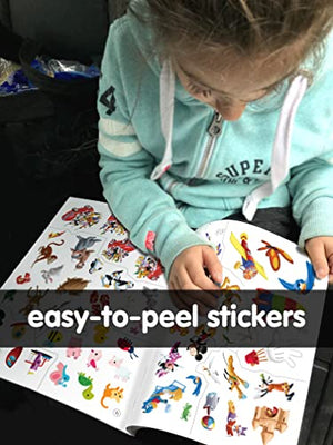 Phidal Disney Mickey Mouse Clubhouse Sticker Book - 350 Reusable Stickers, 96 Pages of Fun, Model 2764316305
