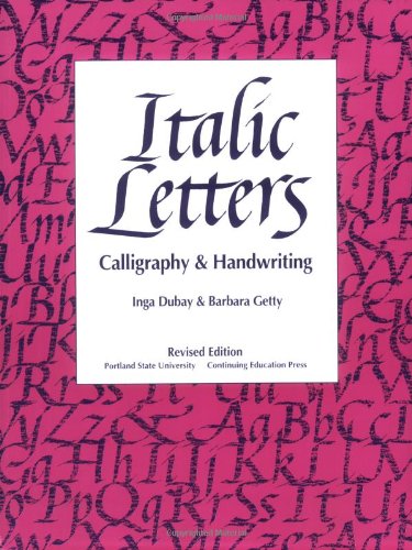 Italic Letters: Calligraphy and Handwriting,Used