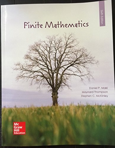FINITE MATHEMATICS >CUSTOM,Used