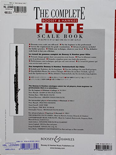 The Complete Boosey & Hawkes Scale Book: Scales and Arpeggios for Flute,Used