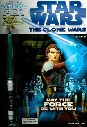 Star Wars: The Clone Wars : Book to Color With Lightsaber Pen,Used