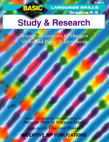 Study and Research: Inventive Exercises to Sharpen Skills and Raise Achievement (Basic, Not Boring 4 to 5),Used