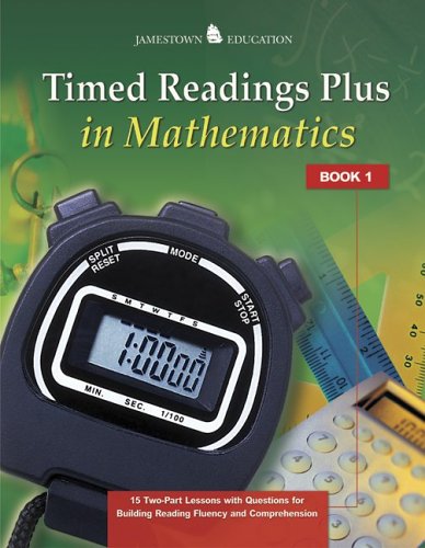 Timed Readings Plus Mathematics Book 3 (Jt: Reading Rate & Fluency),Used