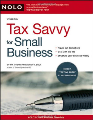 TAX SAVVY FOR SMALL BUSINESS,Used