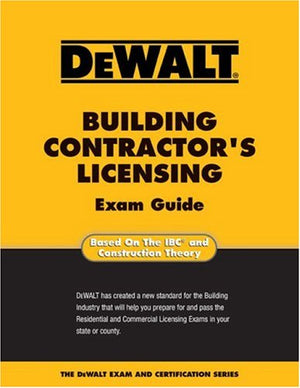 DEWALT Building Contractors Licensing Exam Guide,Used