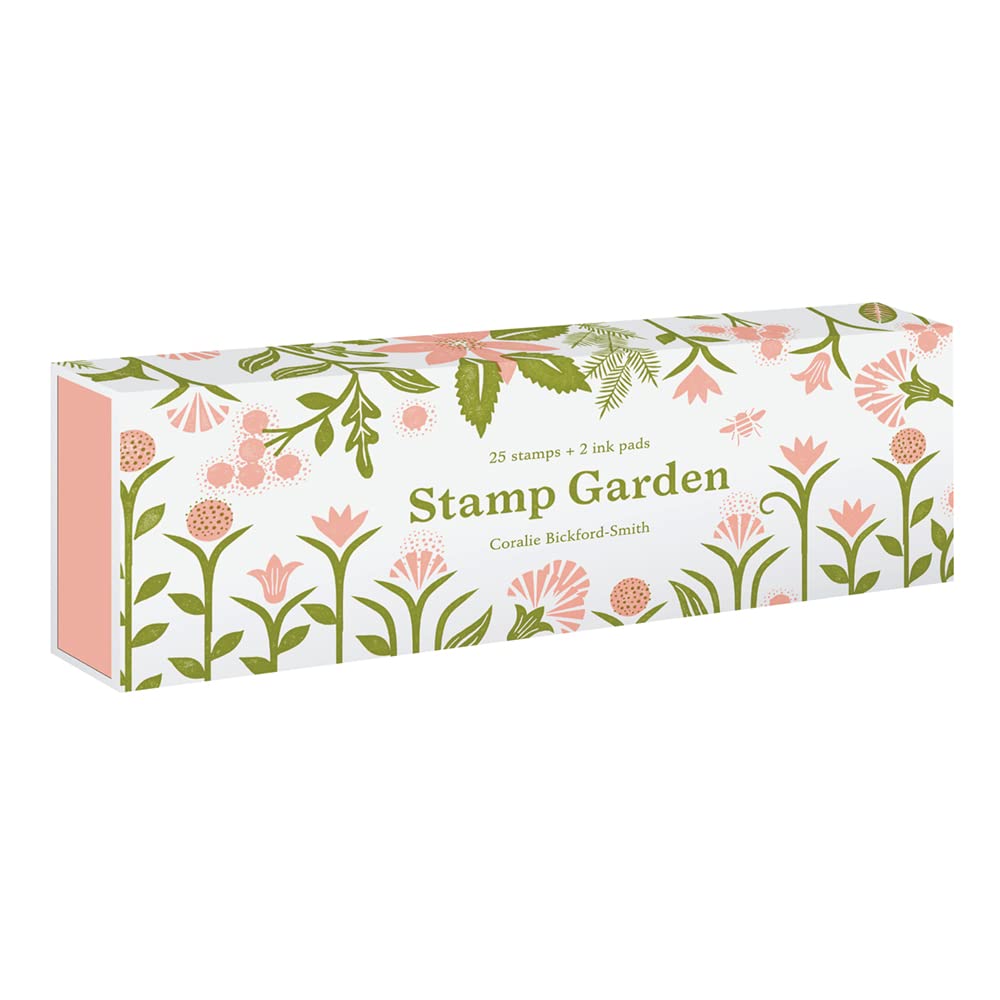 Stamp Garden: (25 Stamps, 2 Ink Colors, Assorted Plant And Flower Parts, Perfect For Scrapbooking, Printmaking, Diy Crafts, And