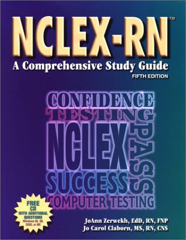 NCLEXRN: A Comprehensive Study Guide (Book with Diskette for Windows 3.1, 95, or 98),Used