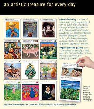 Art Pageaday Gallery Calendar 2022: A Year Of Masterpieces On Your Desk.,Used