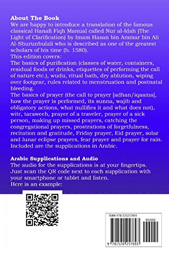A Complete Prayer Guide According to the Hanafi School: Nur AlIdah (The Light of Clarification),New