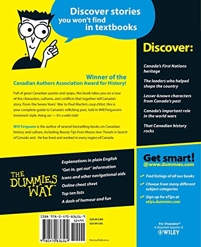Canadian History For Dummies,Used