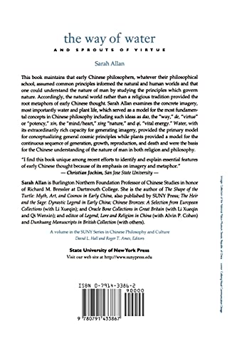 The Way Of Water And Sprouts Of Virtue (Suny Series, Chinese Philosophy & Culture) (Suny Series In Chinese Philosophy And Cultur,New