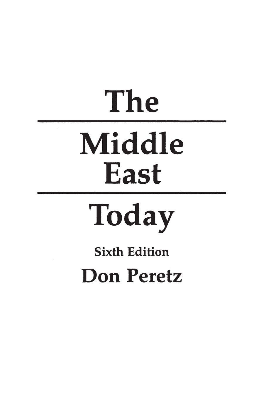 The Middle East Today,Used