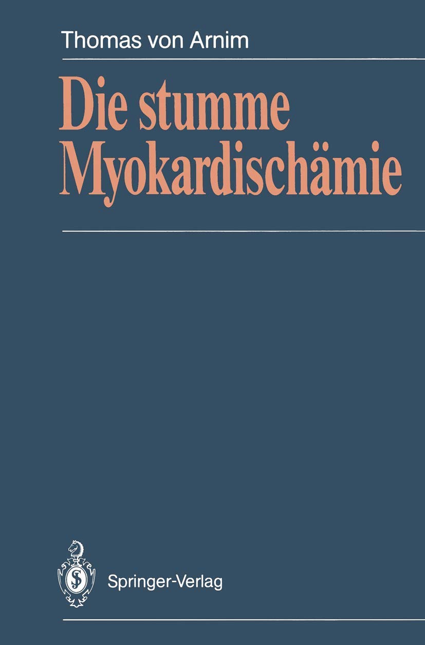 Die stumme Myokardischmie (German Edition),Used