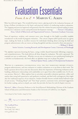 Evaluation Essentials, First Edition: From A to Z,Used
