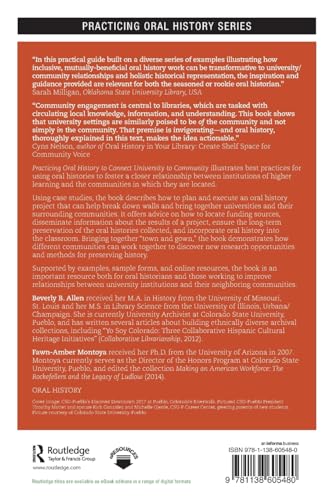Practicing Oral History to Connect University to Community,Used