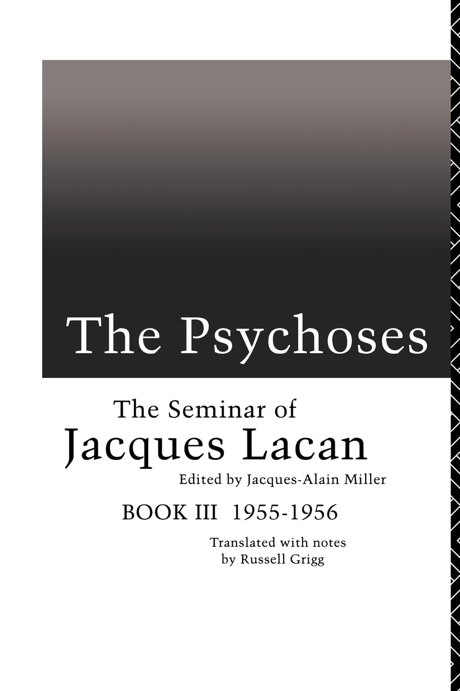 The Psychoses (Seminar of Jacques Lacan (Paperback)),Used
