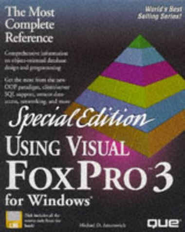 Using Visual Foxpro 3.0 for Windows/Book and Disk,Used